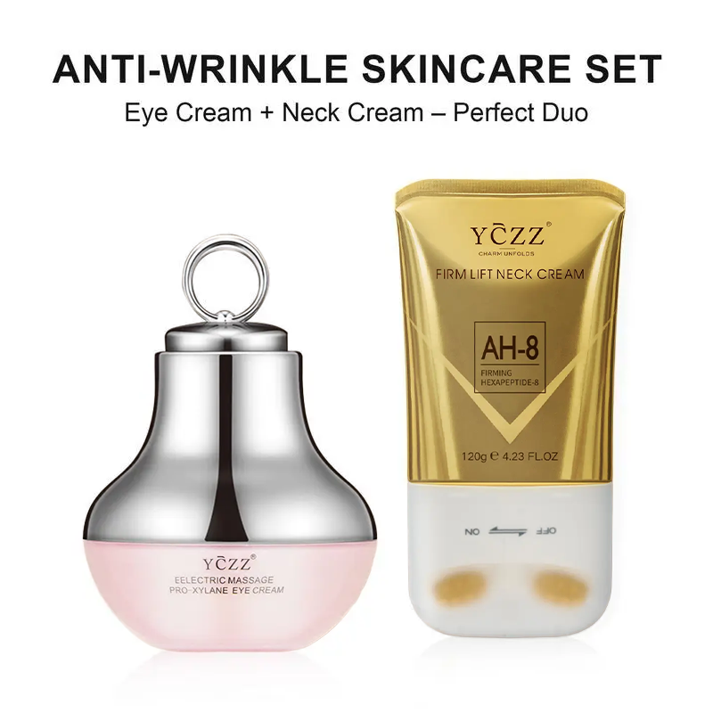 YCZZ Neck-Eye Care Tightening & Revitalizing Set - Smooth of Fine Lines, Eye & Neck Treatment, Skin Moisturizer, Deep Moisturizing Skincare